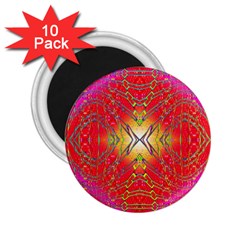 Liquid Lava 2 25  Magnets (10 Pack)  by Thespacecampers