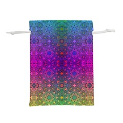 Stained Glass Vision Lightweight Drawstring Pouch (m) by Thespacecampers