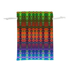 Pixels Lightweight Drawstring Pouch (l) by Thespacecampers