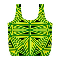 Abstract Pattern Geometric Backgrounds Full Print Recycle Bag (l) by Eskimos