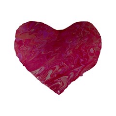 My Pour Cup Painting 1 Cbdoilprincess  Standard 16  Premium Flano Heart Shape Cushions by CBDOilPrincess1
