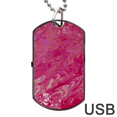 My Pour Cup Painting 1 Cbdoilprincess  Dog Tag Usb Flash (one Side) by CBDOilPrincess1
