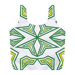 Abstract Pattern Geometric Backgrounds Full Print Recycle Bag (l) by Eskimos