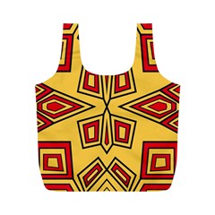Abstract Pattern Geometric Backgrounds Full Print Recycle Bag (m) by Eskimos