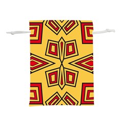 Abstract Pattern Geometric Backgrounds Lightweight Drawstring Pouch (m) by Eskimos