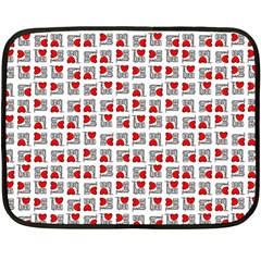 Spanish Love Phrase Motif Pattern Double Sided Fleece Blanket (mini)  by dflcprintsclothing