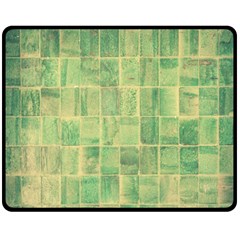 Bathroom Ceramic  Fleece Blanket (medium)  by artworkshop