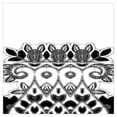 Im Fourth Dimension Black White 12 Lightweight Scarf  by imanmulyana
