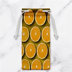 Oranges Slices  Pattern Jewelry Bag by artworkshop