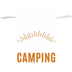 I Love Camping  Lightweight Drawstring Pouch (xl) by PFashionArt