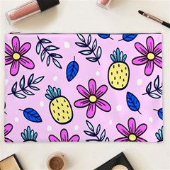 Flowers Purple Cosmetic Bag (xxl) by nateshop