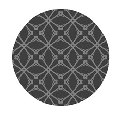 Seamless- Gray Mini Round Pill Box (pack Of 5) by nateshop