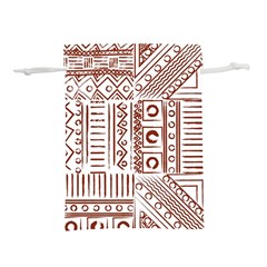 Tribal Pattern Vintage Texture Lightweight Drawstring Pouch (s) by Sapixe
