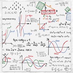 Math Formula Pattern Canvas 12  X 12  by Sapixe