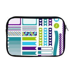 Peacock Pattern Apple Macbook Pro 17  Zipper Case by Sapixe