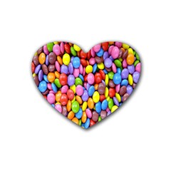 Candy Rubber Coaster (heart) by nateshop