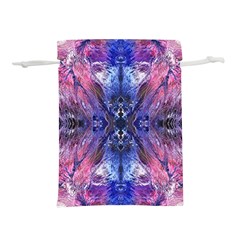 Magenta On Cobalt Lightweight Drawstring Pouch (m) by kaleidomarblingart