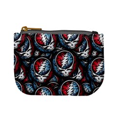 Grateful Dead Pattern Mini Coin Purse by Jancukart