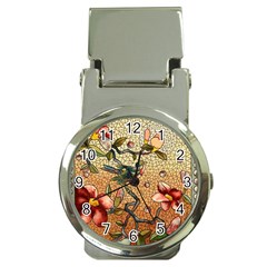 Flower Cubism Mosaic Vintage Money Clip Watches by Jancukart