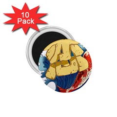 Wave Fish Koi Splash Character 1 75  Magnets (10 Pack)  by Amaryn4rt