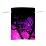 Tree Men Space Universe Surreal Lightweight Drawstring Pouch (M) Back