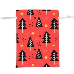 Christmas Christmas Tree Pattern  Lightweight Drawstring Pouch (xl) by Amaryn4rt