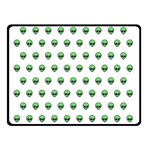 Aliens Ufo Fantasy Pattern Double Sided Fleece Blanket (Small)  45 x34  Blanket Front