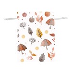 Autumn Boho Art Boho Background Lightweight Drawstring Pouch (M) Front