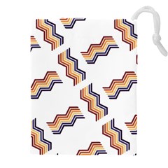 Illustration Abstract-art Diagonal Stripe Stripes Drawstring Pouch (4xl) by Wegoenart