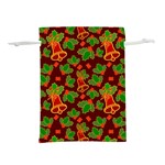 Illustration Christmas Xmas Pattern Lightweight Drawstring Pouch (S) Front