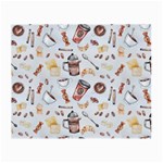 Coffee Coffeemania Caffeine Pattern Small Glasses Cloth (2 Sides) Back