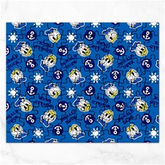 Illustration Duck Cartoon Background Rectangular Jigsaw Puzzl by Sudhe