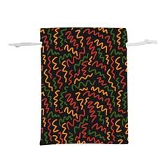 African Abstract  Lightweight Drawstring Pouch (l) by ConteMonfrey