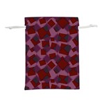 Illustration Art Background Pattern Texture Design Lightweight Drawstring Pouch (L) Back