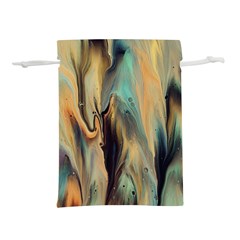 Abstract Painting In Colored Paints Lightweight Drawstring Pouch (m) by Ravend