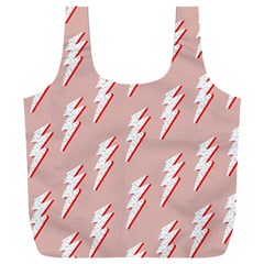 Thunder Flash Abstract Texture Art Full Print Recycle Bag (xxl) by Ravend