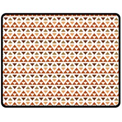Geometric Tribal Pattern Design Fleece Blanket (medium)  by Ravend