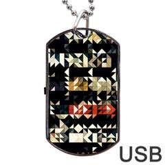 Art-design-color-banner-wallpaper Dog Tag Usb Flash (two Sides) by Jancukart