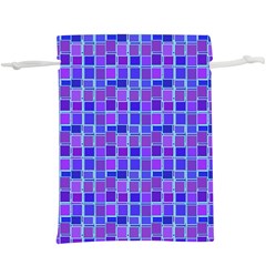 Background Mosaic Purple Blue  Lightweight Drawstring Pouch (xl) by danenraven