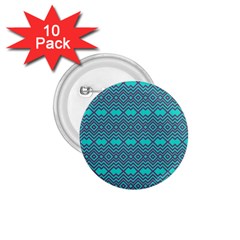 Abstract Chevron Zigzag Pattern 1 75  Buttons (10 Pack) by danenraven