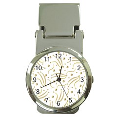 Illustration Pattern Seamless Golden 3d Money Clip Watches by danenraven