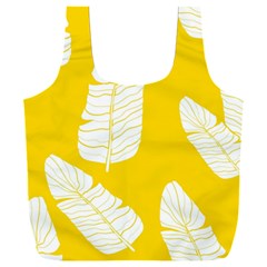 Yellow Banana Leaves Full Print Recycle Bag (xxl) by ConteMonfreyShop