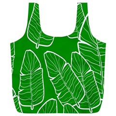 Green Banana Leaves Full Print Recycle Bag (xl) by ConteMonfreyShop