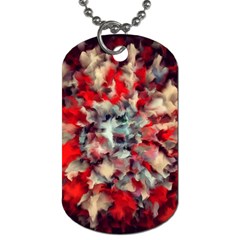 Mirror Fractal Dog Tag (two Sides) by Sparkle