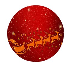 Santa Mini Round Pill Box (pack Of 5) by nateshop