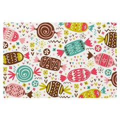 Candy Background Cartoon Banner And Sign 6  X 4  by Jancukart