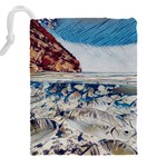 Fishes In Lake Garda Drawstring Pouch (4XL) Back
