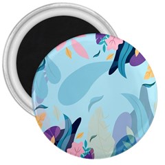 Illustration Leaves Leaf Nature Background Plant 3  Magnets by Ravend