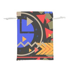 Background Abstract Colors Shapes Lightweight Drawstring Pouch (m) by Wegoenart