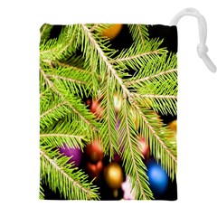 Christmas Candy 2 Drawstring Pouch (4xl) by artworkshop